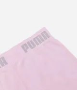 Calzoncillo bóxer Puma color azul marino, con cintura elástica con el logo de la marca en blanco y logo pequeño en la pierna derecha.