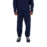 Pantalón de jogging azul marino de felpa francesa, con corte clásico y logo bordado en la pierna izquierda.