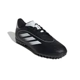 Championes de fútbol Adidas Goletto IX TF, color negro con detalles en blanco.