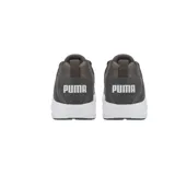 Championes Puma Comet 2 Alt Beta unisex, color gris oscuro con logo blanco y suela blanca.