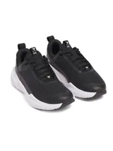 Zapatillas de entrenamiento Project Rock BSR 5 para mujer, color negro con detalles en gris y suela blanca.
