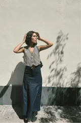 Falda Leret Azul Shine