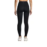 Calza negra de running para mujer, con diseño ajustado y alta cintura para mayor soporte.