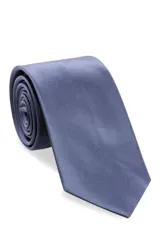 Corbata lisa color bordó confeccionada en poliéster.