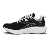 Championes Diadora Nerja para running, color negro con detalles en blanco.