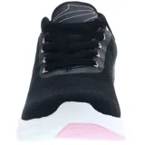 Championes Topper VR Speed negros con detalles en rosa y blanco.