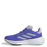Championes Adidas Response Super de running, color violeta con detalles en gris y celeste.