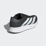 Championes Adidas Adizero SL2 negros con detalles plateados y suela blanca. Diseñados para running, con entresuela Lightstrike Pro y capellada de malla transpirable. Suela exterior Adiwear para mayor durabilidad y agarre.
