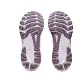 Championes de running Asics Gel-Kayano 29 para mujer, color salmón con detalles en lila y blanco.
