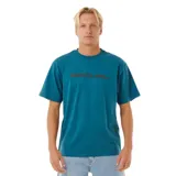 Remera de manga corta color verde con logo de la marca en el frente.