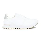 Calzado deportivo color blanco con diseño moderno y cordones, ideal para uso diario.