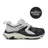 Championes deportivos Hi-Tec David, color gris y negro, con tecnología de amortiguación y plantilla de memory foam.