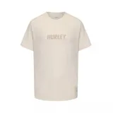 Remera color crema con logo Hurley estampado en el pecho.