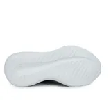 Championes New Balance Ryval para dama, color azul con detalles en fucsia y logo "N" en negro.