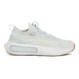 Zapatillas Under Armour UA W Phantom 4 color gris claro con suela blanca y detalles en marrón.
