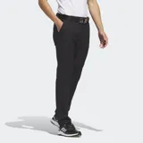 Pantalón de golf Adidas Ultimate365 con corte tapered, color negro, con tecnología de elasticidad en cuatro direcciones y acabado repelente al agua.
