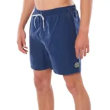 Short de baño Rip Curl Bondi 17", color azul marino, con cintura elástica y cordón ajustable.