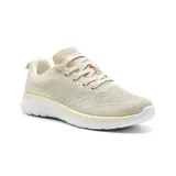 Championes deportivos American Sport Ikia, color negro con detalles en rosa y blanco, con capellada de tejido de punto y suela blanca.