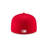 Gorro tipo 59FIFTY de los Boston Red Sox, color rojo, de ajuste cerrado y diseño clásico.