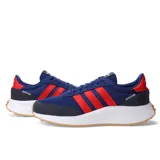 Championes de hombre en color azul marino con detalles en rojo, diseñados para comodidad y estilo diario.