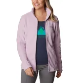 Campera polar Columbia Basin Trail III Full Zip para mujer, color azul marino. Con cierre frontal completo y bolsillos laterales con cierre.