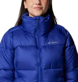 Campera inflada Columbia Puffect II Full Zip color negro, con cierre frontal, cuello alto y bolsillos laterales con cierre. Cuenta con aislamiento Thermarator™ y tejido impermeable.