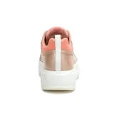 Zapatillas Caterpillar modelo Flame, color rosa metalizado con detalles en naranja y suela blanca.