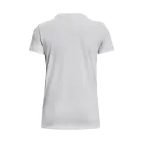 Remera deportiva Under Armour color fucsia con logo blanco estampado en el frente.