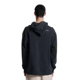 Canguro negro con capucha, bolsillo tipo canguro y estampado en el pecho con el logo de la marca Critical Slide Society. Corte oversize y confeccionado en felpa de algodón cepillado.