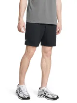 Short deportivo Under Armour Tech de 7 pulgadas, color negro, con logo de la marca en la pierna izquierda.