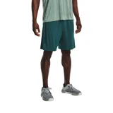 Short deportivo Under Armour Tech Graphic de hombre, color verde oscuro, con cintura elástica y logo estampado en la pierna.