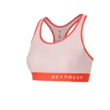 Top deportivo de mujer, con diseño de ojo de cerradura para mayor transpirabilidad y soporte óptimo.