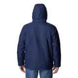 Campera Columbia 3 en 1 color marrón, con capa exterior impermeable y transpirable, y forro polar térmico reflectante.