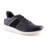 Championes deportivos Usaflex Scann color beige con detalles en dorado.