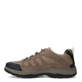 Zapato acordonado de hombre color gris oscuro, con detalles en gris claro y suela de goma negra.