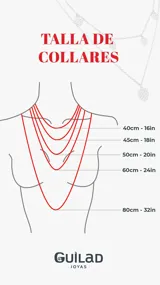 Collar de acero con baño de oro, presenta tres dijes de ónix con bordes de números romanos.