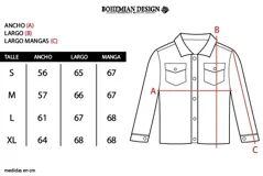 Chaqueta de jean negra con forro de corderito blanco en el interior y cuello.