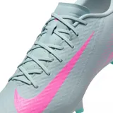 Championes de fútbol Nike Mercurial Vapor 16 Academy, color celeste con detalles en azul.