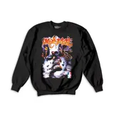 Buzo negro de algodón con estampado del grupo de nu metal Limp Bizkit.