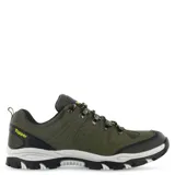Championes de trekking Topper Gondor II, color verde oliva con detalles en negro y verde.