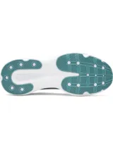 Championes Under Armour Infinite para hombre, color celeste con detalles en negro y suela blanca.