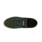 Championes Etnies Barge LS negros con detalles en marrón y suela blanca.