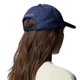 Gorra unisex Columbia Sportswear modelo Spring Canyon II, color azul marino, con logo estampado en blanco. Confeccionada en nylon y poliéster, con tecnología Omni-Shield™ que repele la lluvia y las manchas.