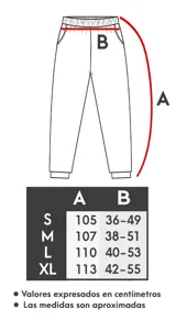 Pantalón cargo negro de nylon, corte suelto, con elástico en la cintura y tobillos ajustables.