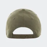 Gorra color naranja con logo bordado en blanco de Los Ángeles Dodgers y logo de la marca 47 en el lateral.