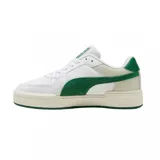 Championes Puma CA Pro Suede blancos con detalles en verde.
