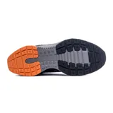 Championes deportivos Fila Ride para hombre, color negro con detalles en naranja y gris.