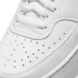 Championes urbanos Nike Court Vision Lo NN de mujer, color blanco con detalles en rosa.