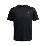 Remera deportiva Under Armour Tech 2.0 SS Tee negra, de corte clásico con mangas cortas y logo estampado en el pecho.