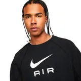 Buzo Nike Air color ladrillo con logo y texto "AIR" estampados en negro.